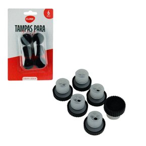 Tampa Para Garrafas Vinho 6 Peças