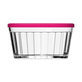 Tigela De Vidro Americano Com Tampa 600ml