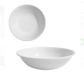 Tigela Redonda 195ml Melamina Branca Bestfer