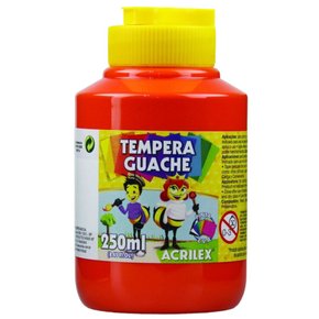 Tinta Guache 250ml Vermelho Fogo