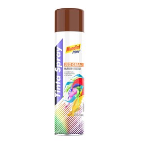 Tinta Spray 400ml Mundial Prime UG Cor Marrom Aeroflex