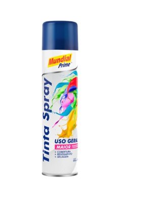 Tinta Spray Mundial Prime 400ml Azul Bandeira