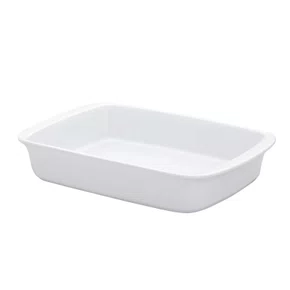 Travessa Refratária Tango Grande 40x24x7 CM Branco