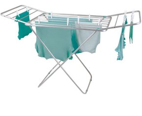 Varal De Chão Com Abas Slim Alumínio