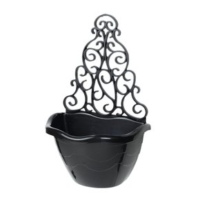 Vaso Arandela Com Suporte Preto