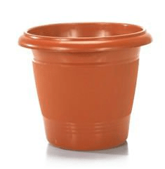 Vaso Plástico Redondo 700ml Laranja