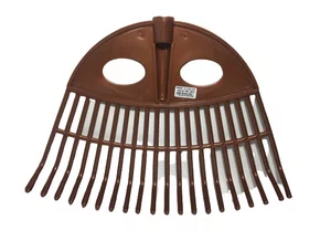 Vassoura Plástica Para Jardim Rastelo Com Cabo