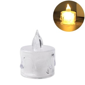 Vela Com Luminária Led Decorativa 3,5x5cm