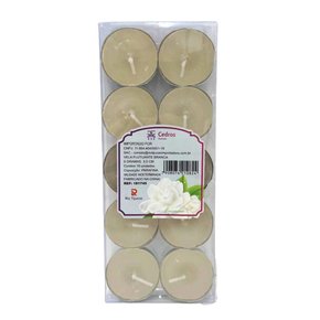 Vela Flutuante 10 Unidades Branca