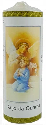 Vela Votiva 7 Dias Anjo Da Guarda Trento 240 g