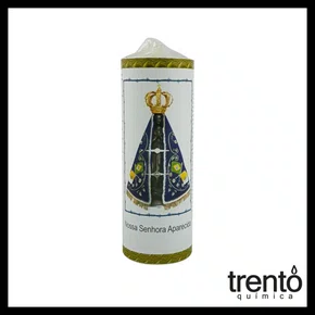 Vela Votiva 7 Dias Nossa Senhora Aparecida Trento 240 g