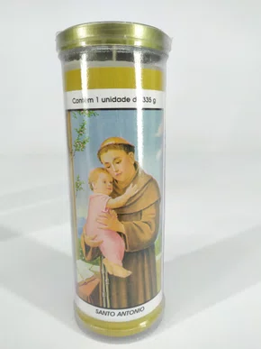 Vela Votiva 7 Dias Santo Antonio Andréia 57 mm