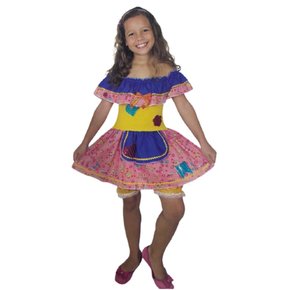 Vestido Junino Infantil Babado G
