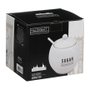 Acucareiro Com Colher Porcelana Manhattan 350ml Cor Branco Hauskraft