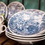 Aparelho De Jantar E Chá Biona Donna Cena Inglesa 4 Lugares