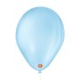 Balão 7'' Liso Azul Baby 50 Unidades