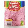Balão 7'' Liso Rosa Baby 50 Unidades