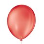 Balão 7'' Liso Vermelho Quente 50 Unidades