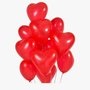 Balão Coração Tam 11 Liso Vermelho Quente