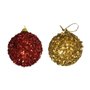 Bola De Natal Avulsa Com Glitter 6cm