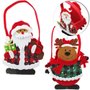 Bolsa Cachepô Natal Papai Noel E Rena 