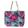 Bolsa De Praia Feminina Floral 33cm