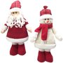 Boneco De Pelúcia Natalino Xadrez Vermelho 42cm