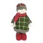 Boneco Natalino De Pelúcia Em Pé Xadrez 41cm Sortido Rio Master