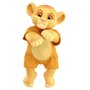 Boneco Vinil Rei Leão Simba Coleção Amor De Filhotes