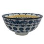 Bowl Decorativo Azul E Amarelo 12x6cm