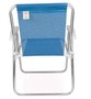 Cadeira De Praia Alta Alumínio Sannet Azul