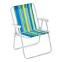 Cadeira De Praia Alta Aço Mor Cor Sortida