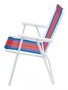 Cadeira De Praia Alta Aço Mor Cor Sortida