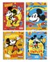 Caderno Brochura 1/4 Folhas Mickey Vintage
