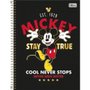 Caderno Espiral 1 Matéria 80 Folhas Mickey