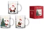 Caneca De Vidro Natal Cartoon 330 ML