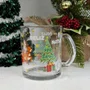 Caneca De Vidro Natal Cartoon 330 ML