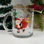 Caneca De Vidro Natal Cartoon 330 ML