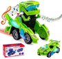 Carro Transforme Dinossauro De Combate Som Colors A Pilha