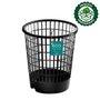 Cesto Papeleira 9L Cor Preto Plasvale Eco