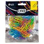 Clips 100 Peças Ziper Bag Neon