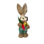 Coelho Decorativo Palha 33cm Verde Horta Sortido Avulso