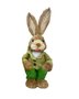Coelho Decorativo Palha 33cm Verde Sortido Avulso