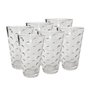 Conjunto Copo de Vidro Vegas 340ml 3 Peças Transparente