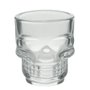 Copo Shot Avulso Vidro Caveira 45ml Transparente Class Home