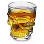 Copo Shot Avulso Vidro Caveira 45ml Transparente Class Home