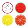 Descanso De Panela Silicone Frutas 