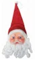 Enfeite Cabeça De Papai Noel 20 X 6 CM