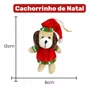 Enfeite De Natal Cachorrinho 12 CM