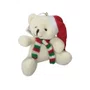 Enfeite De Urso De Pelúcia Natalino 12 CM